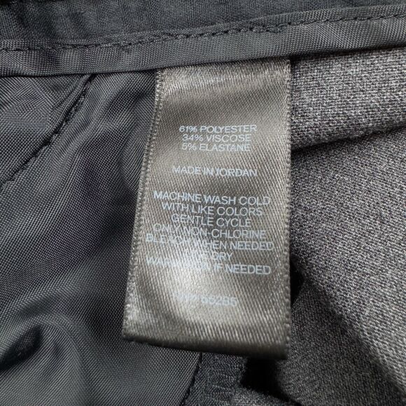 Express Editor Women's Gray Low Rise Flare Leg Dress Pants Size 2R - Picture 13 of 16